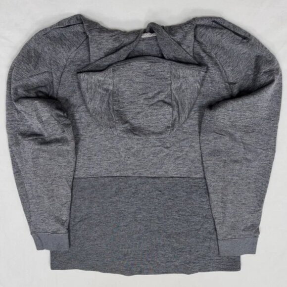 Lululemon Textured Tech Hoodie Sweatshirt Men’s XLarge Graphite Grey Double Knit - Picture 2 of 7